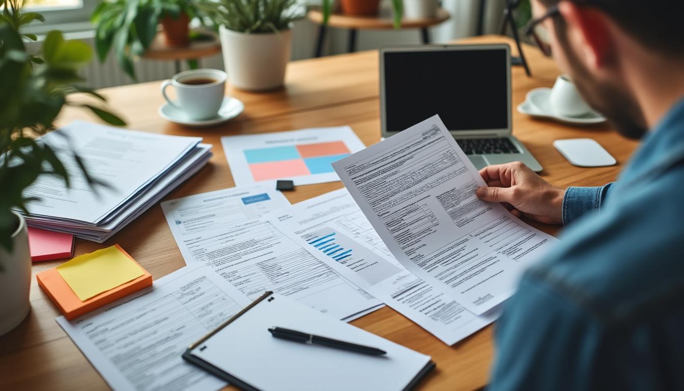 Illustration: Comprendre l’importance des documents nécessaires pour un compte professionnel