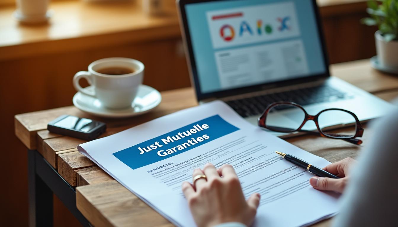 Illustration: Présentation de la mutuelle Just et de son tableau de garantie 2024 en PDF