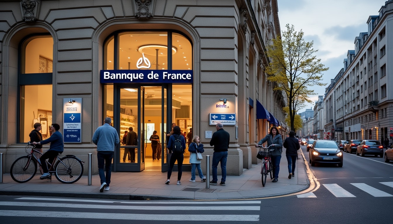 Illustration: Coordonnées et accès au bureau de la Banque de France à Rennes