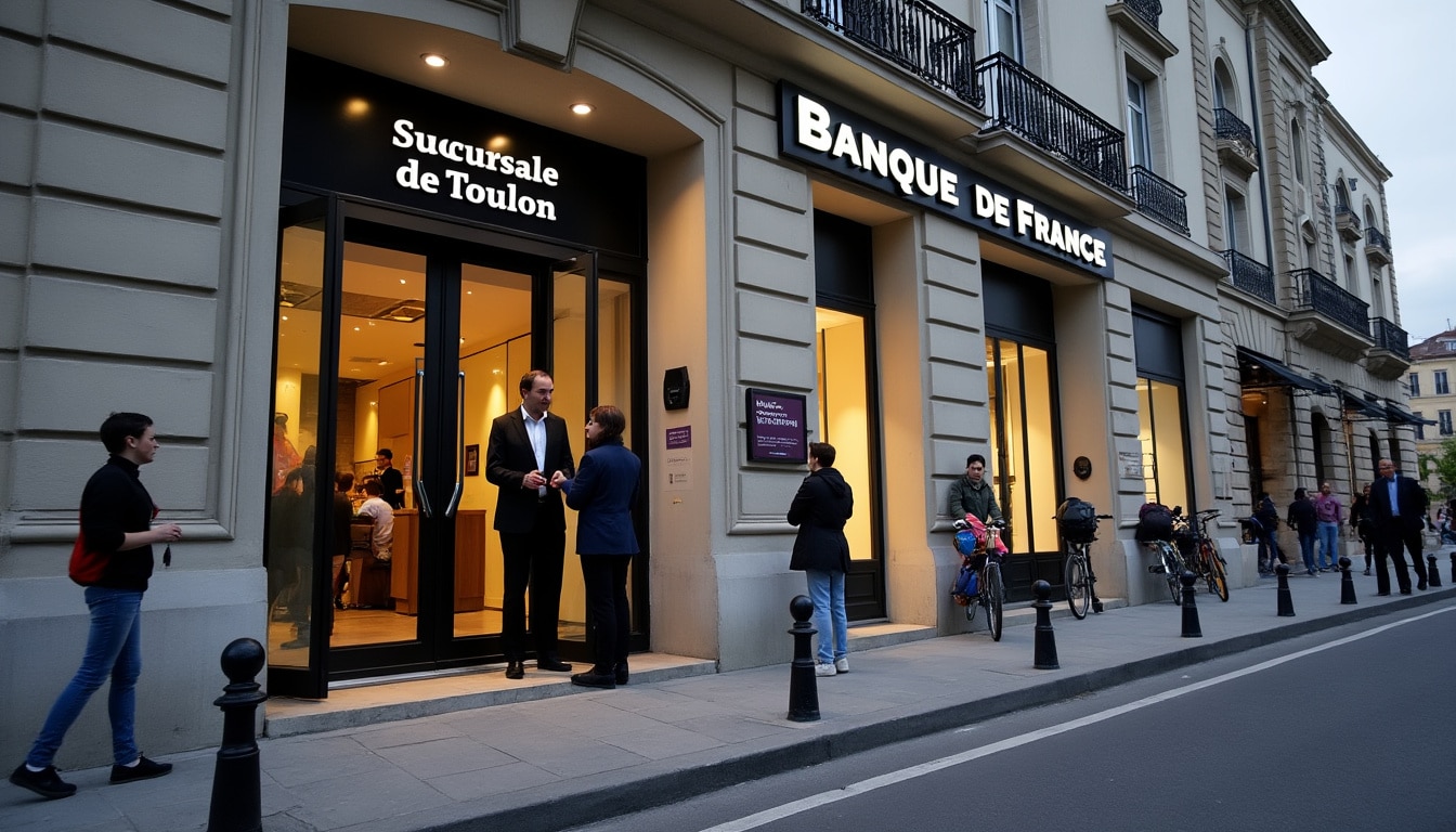 Illustration: Présentation et missions de la Banque de France à Toulon