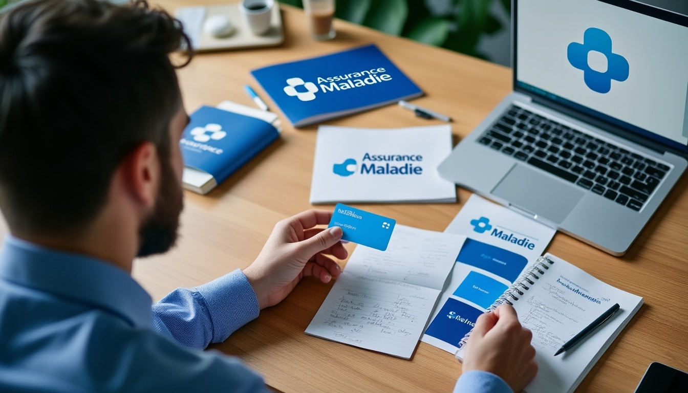 Illustration: Analyse visuelle et symbolique du logo de l’Assurance Maladie