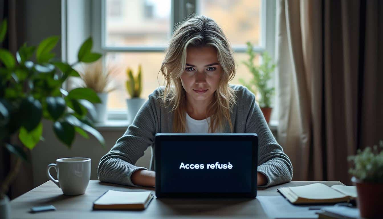 Comment réagir en cas d'accès refusé à son compte bloqué