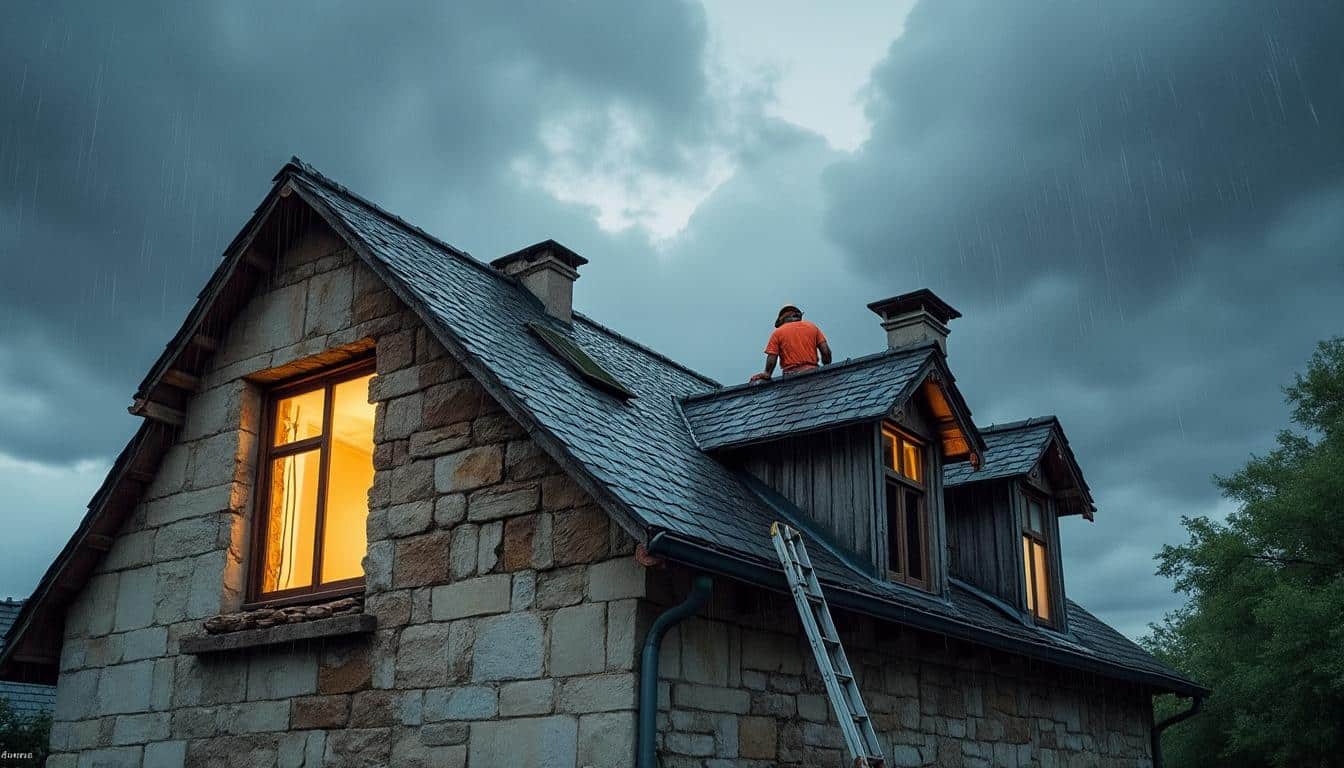 Sinistre d’habitation tempête : toiture et réparation rapide