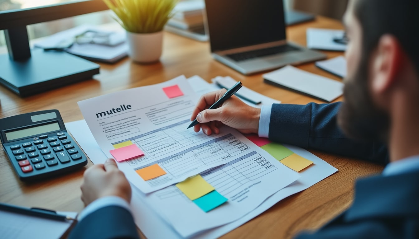 Illustration: Comprendre le rôle de la mutuelle dans le bulletin de paie d’un salarié